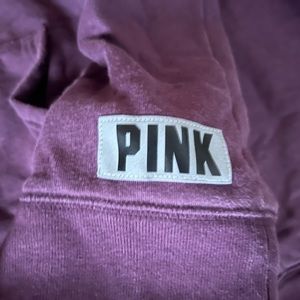 Purple, black and white “Pink” quarter zip.